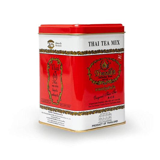 ChaTraMue Original Thai Tea Mix 50 Sachets Packed in Can, 200 g, Original